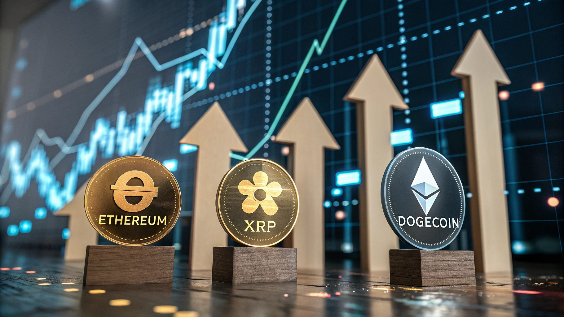 이더리움·XRP·도지코인 반등 시동…기술적 돌파로 투자심리 회복 조짐