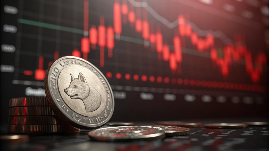 시바이누($SHIB), 주요 지지선 붕괴 위기…추가 10% 하락 가능성 대두