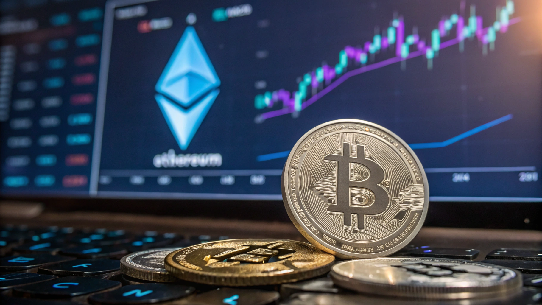 이더리움($ETH), 1년 만에 비트코인($BTC) 현물 거래량 추월…‘알트코인 시즌’ 신호