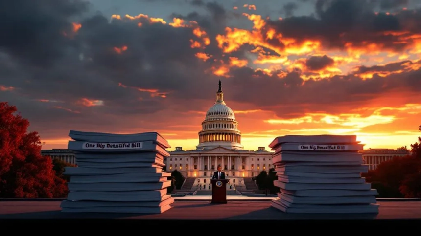 미 상원, 트럼프 대통령의 '대형 통합 법안' 통과