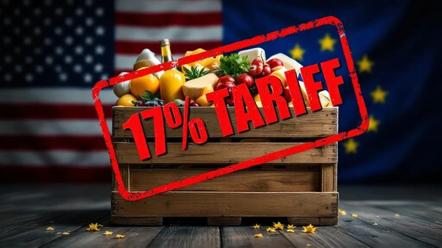 미국, EU 식품 수출에 17% 관세 위협