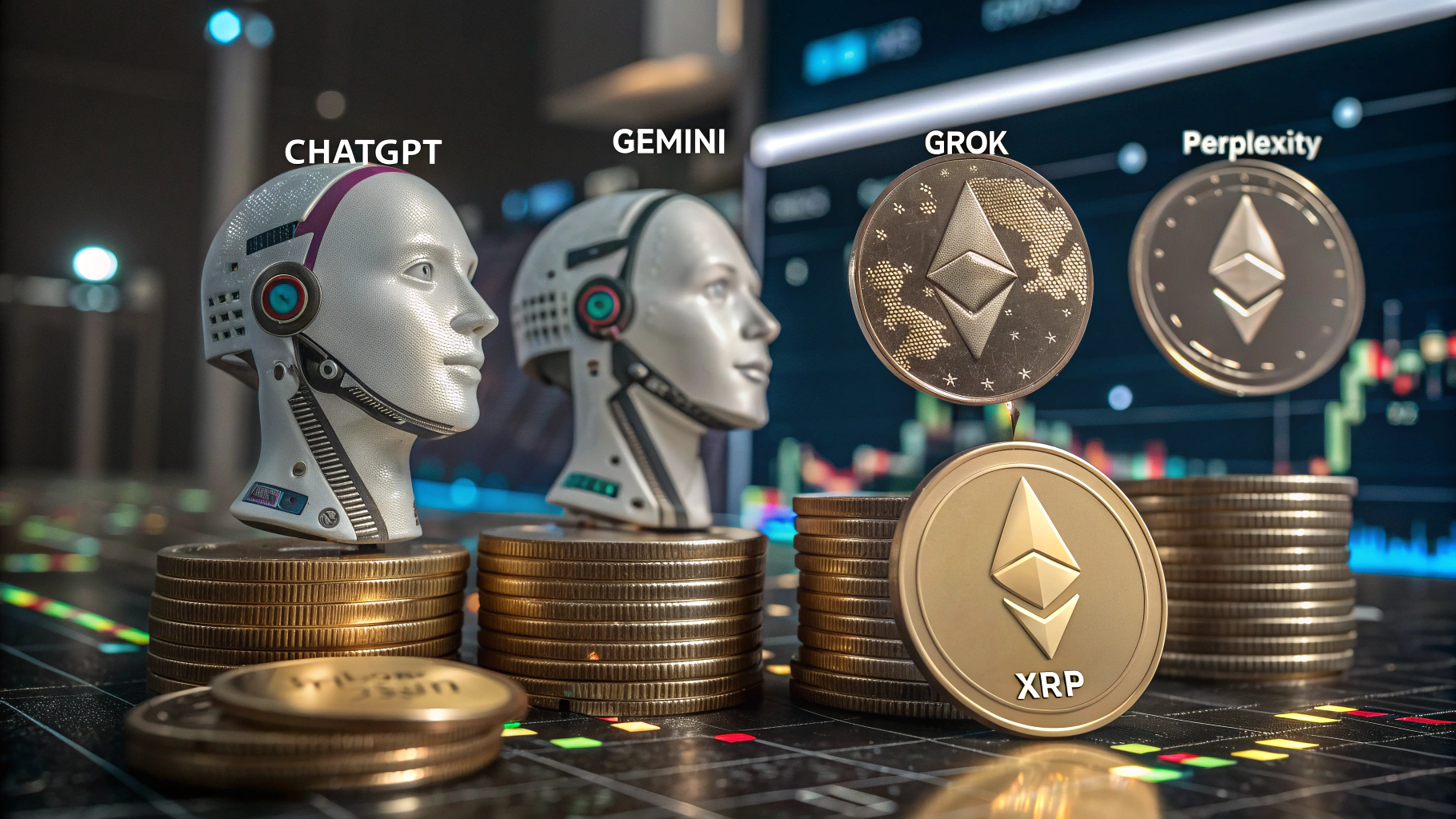 AI 챗봇 4종, '이더리움($ETH)이 1만 달러 먼저 도달할 것' 분석 일치