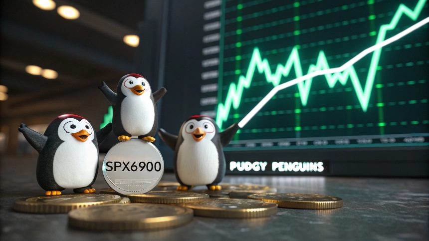  시총 하락 속 밈코인만 '나 홀로 상승'…$SPX·$PENGU 두 자릿수 급등