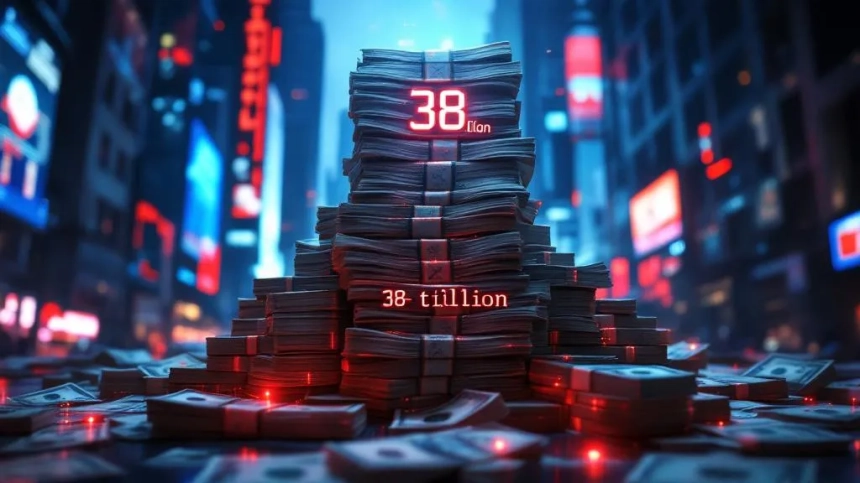 미국 국가부채, 2025년 38조 달러 돌파 확률 93%