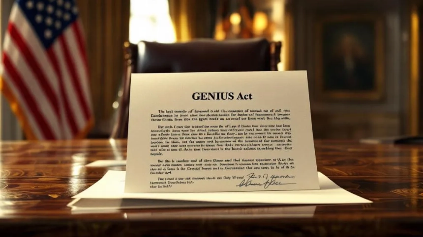 트럼프 대통령, 안정코인 규제법 ‘GENIUS 법안’ 서명