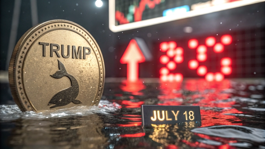  트럼프 토큰 고래, 19억 원 손실에도 전량 매도…7월 9천만 개 물량 해제 '경고음'
