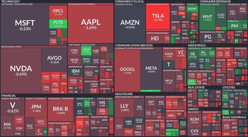  [미국증시 마감시황] 미 증시 기술주 약세에 하락 마감… 다우 0.94%↓