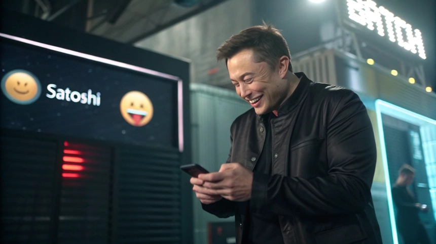  일론 머스크, '사토시 지갑 해킹' 농담에 응답…비트코인 창시설 재점화
