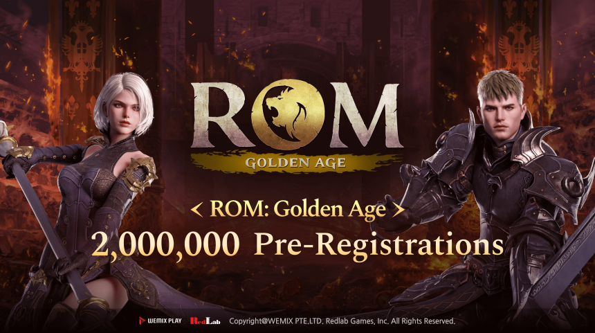  위메이드, 웹3 MMORPG <롬: 골든 에이지> 사전예약 200만 돌파