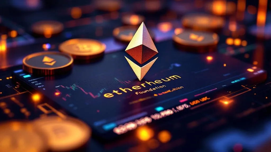 이더리움 재단, 1,210ETH 매각…약 350만 달러 USDC 확보