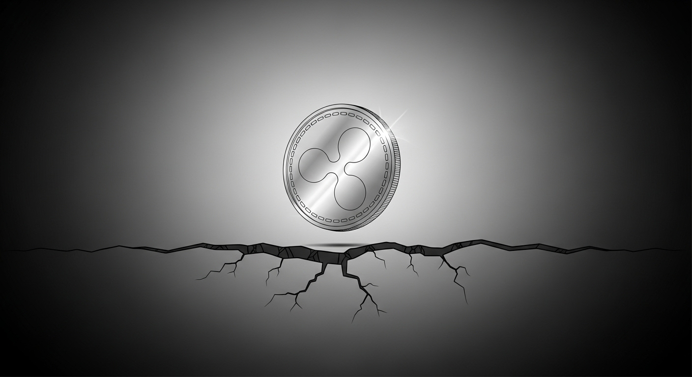 리플(XRP), 3.00달러 지지선 붕괴…단기 조정 후 1.60달러 하락 가능성도