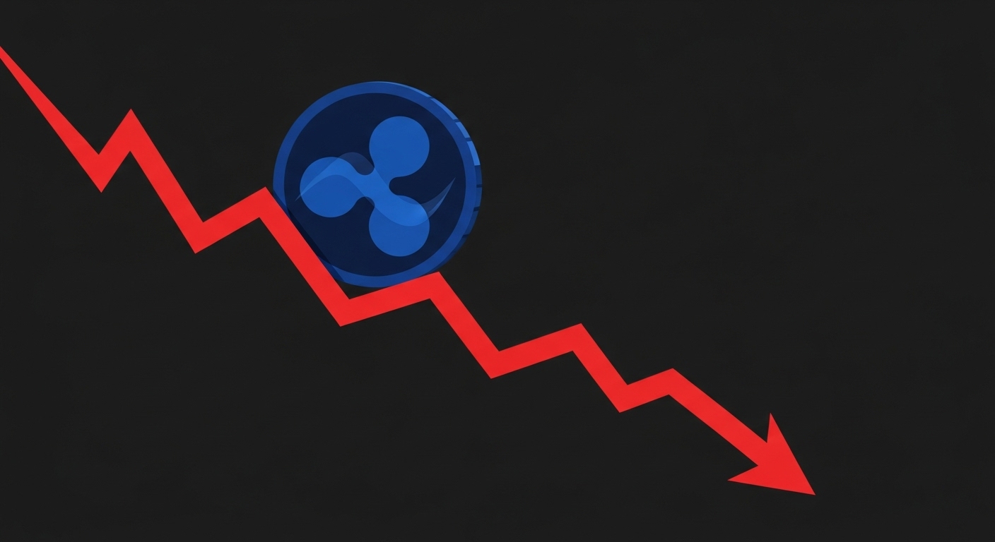XRP, 8월 22% 급락…추가 25% 하락 경고에 시장 불안