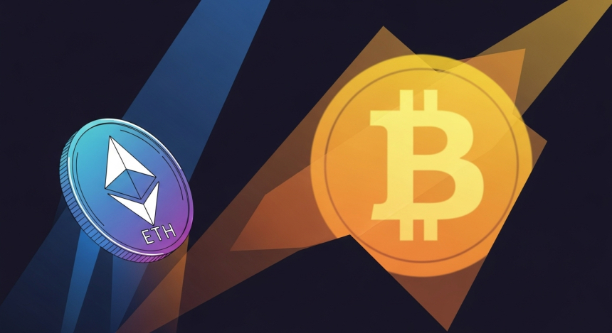 이더리움(ETH), 비트코인보다 강세…ETH/BTC 비율 32.9% 급등