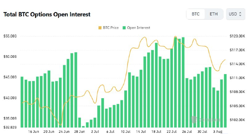  [비트 옵션 데일리] 시장 상승세 유지…콜옵션 강세, 미결제약정 457억 달러 돌파