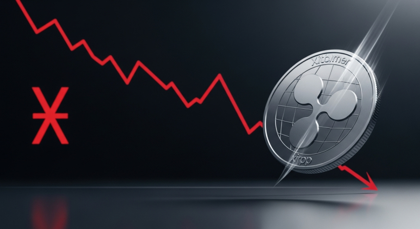 리플($XRP), 3달러 지지선 붕괴…2.24달러까지 추가 하락 우려