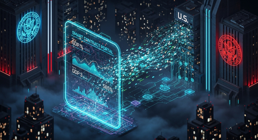 미국 정부, GDP·PCE 등 핵심 경제지표 블록체인 게시…체인링크·피스 공식 선정