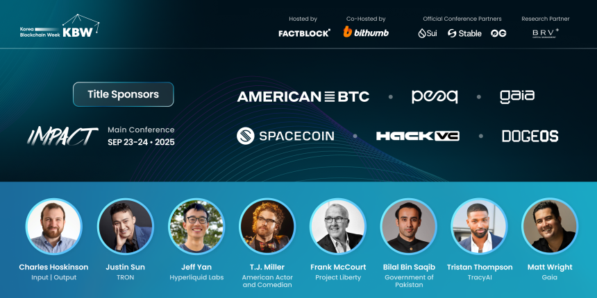  ﻿할리우드 배우·NBA 챔피언도 온다… KBW2025: IMPACT 역대급 라인업