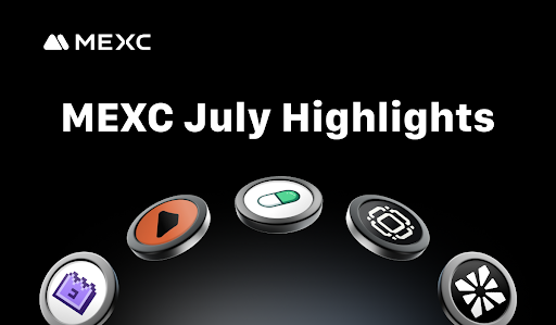  MEXC, 7월 신규 토큰 상장으로 최고 35,920% 수익률 기록… AI 인프라가 시장 주도