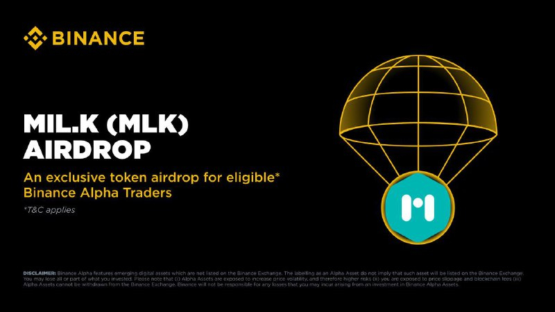밀크(MiL.k), 바이낸스 알파 상장…글로벌 파트너십 지속 확대