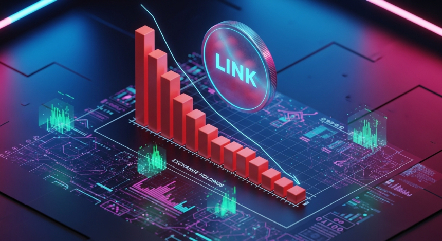  체인링크($LINK), 거래소 보유량 사상 최저…SBI 제휴로 최대 98달러 가능성 부각