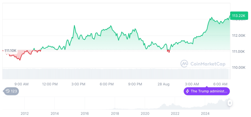  [저녁 시세브리핑] 암호화폐 시장 혼조세… 비트코인 11만3223달러, 이더리움 4583달러