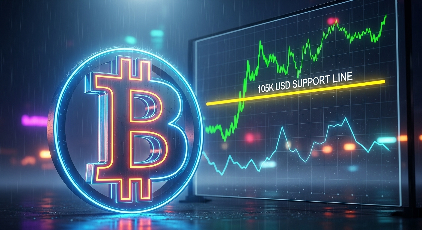 비트코인 $BTC, 10만 5,000달러 지지선 '마지막 보루' 될까…중대형 지갑 움직임 주목