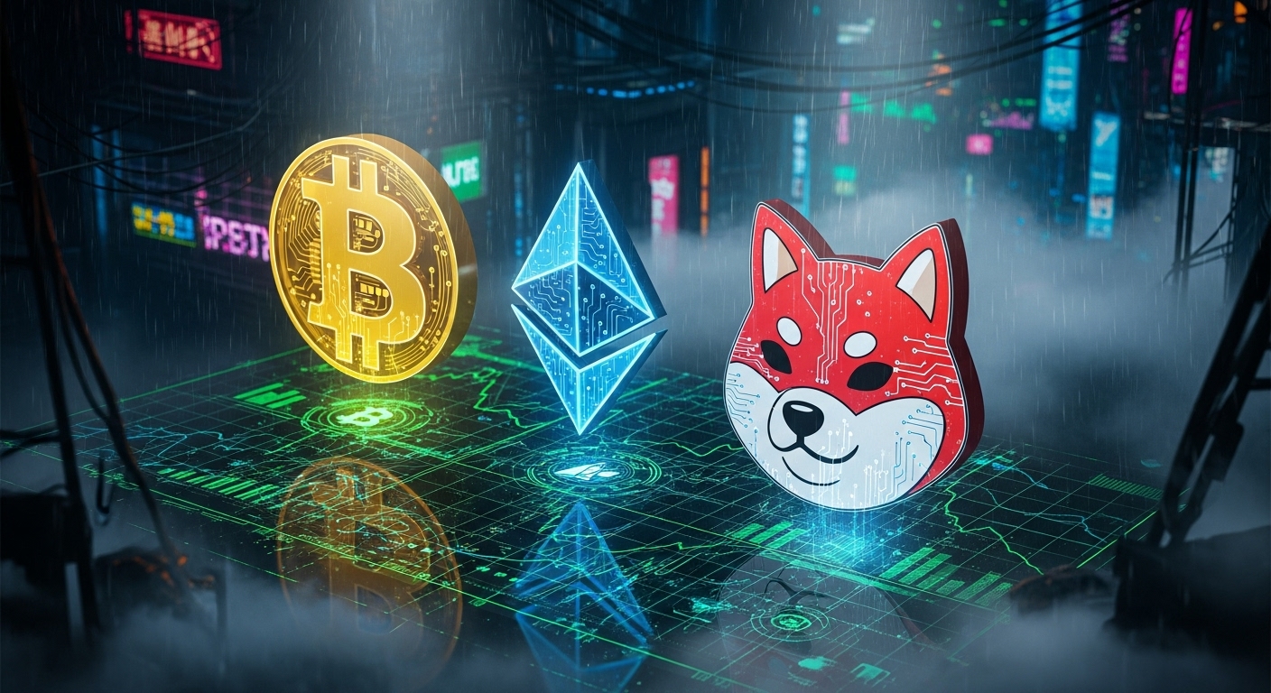 비트코인 $BTC·이더리움 $ETH·시바이누 $SHIB, 기술적 지지선 중심 반등 시도