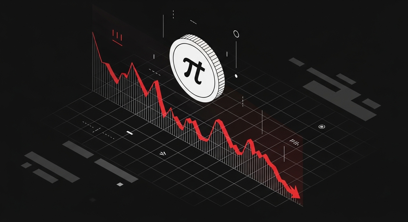 파이코인(PI), 거래 시작 이후 사상 최저치…0.33달러 붕괴에 매도압 커진다