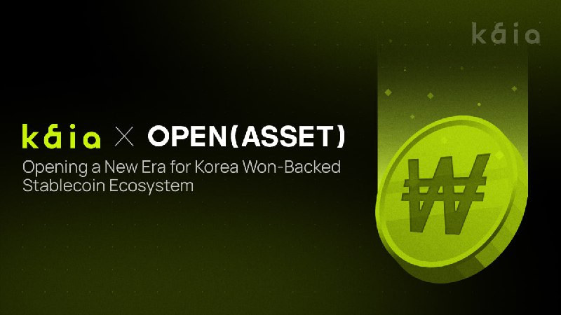 카이아 DLT 재단, 오픈에셋과 원화 스테이블코인 공동사업 MOU 체결