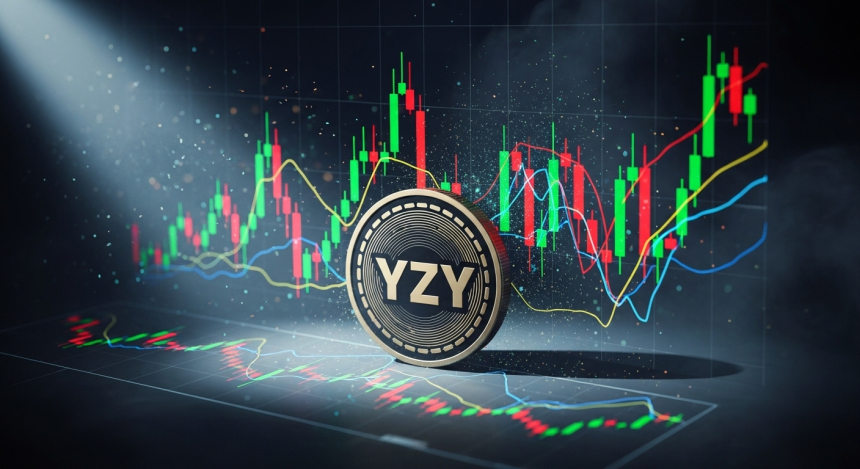 칸예 웨스트 밈코인 YZY, 출시 직후 1,400% 급등 후 74% 급락…투기성 논란 확산