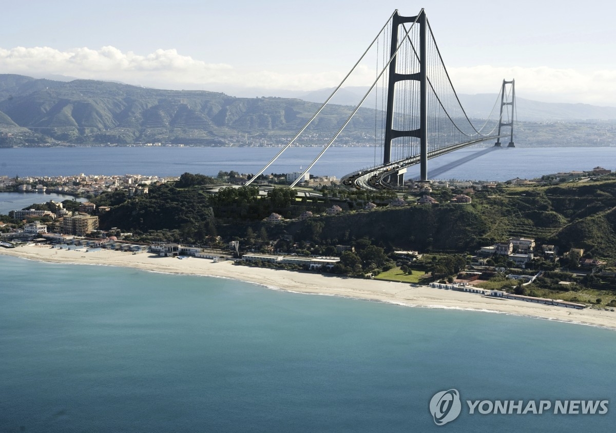 이탈리아, 21조 원 메시나 대교 공식 승인…나토 전략시설로도 활용?