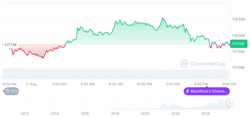 [모닝 시세브리핑] 암호화폐 시장 혼조세… 비트코인 11만7723달러, 이더리움 4475달러