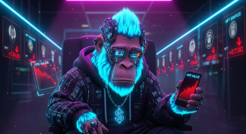  이더리움($ETH) 급락 직격탄…BAYC·펏지펭귄 등 블루칩 NFT 최대 19% 하락