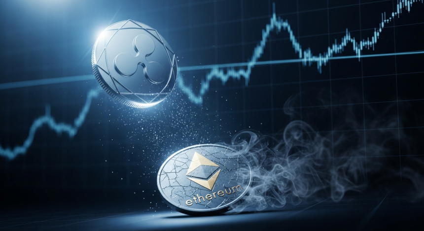 리플(XRP), 이더리움(ETH) 추월 신호…차기 상승장 주도하나