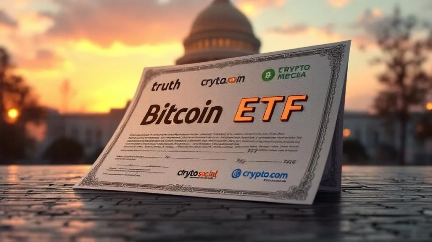  트럼프 미디어, 비트코인 ETF SEC에 수정 등록…Crypto.com이 수탁 맡아