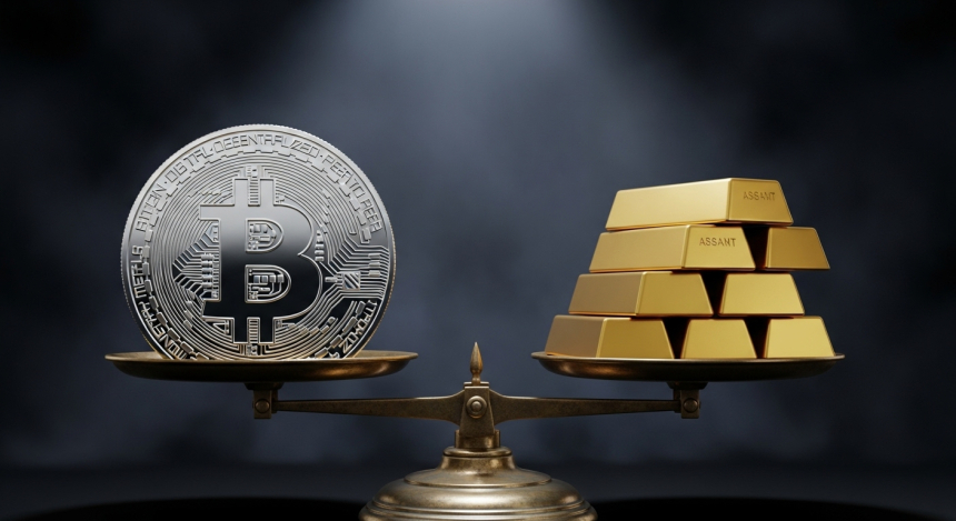 비트코인(BTC), '디지털 금' 위상 흔들리나…금 대비 가치 하락 경고