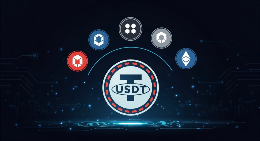 테더, BCH·EOS 등 5개 체인 USDT 전송 허용…신규 발행·환매는 중단