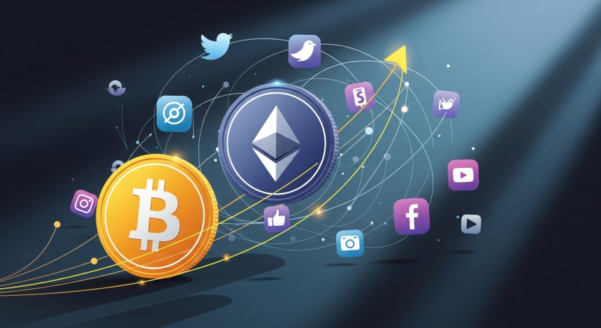 연준 금리 인하 기대에 들뜬 암호화폐 시장…샌티먼트 