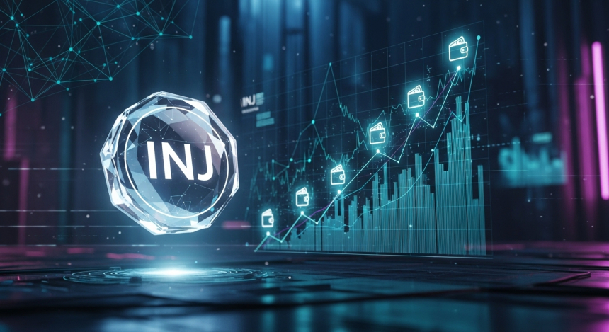  인젝티브(INJ), 지갑 수 4,000개 돌파…ETF 신청·기술적 패턴에 상승 모멘텀