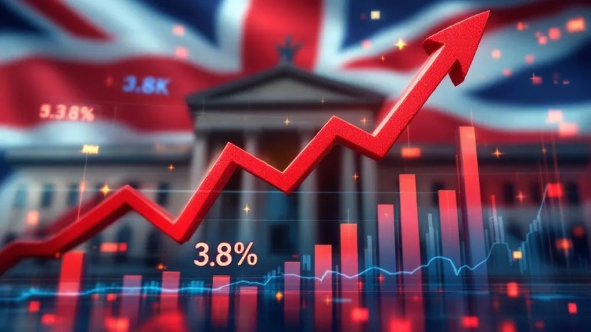  영국, 7월 물가상승률 3.8%…19개월 만에 최고치