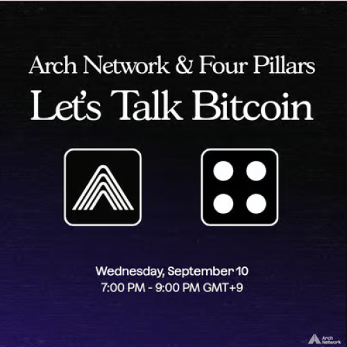  Arch Network & Four Pillars: Let's Talk Bitcoin