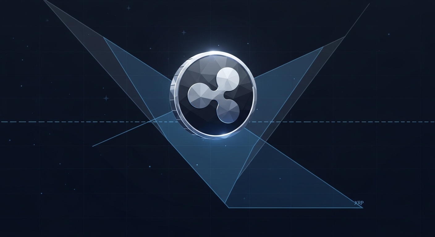 리플(XRP), 지지선 붕괴 임박? 대칭 삼각형 패턴 속 약세 압력 확대