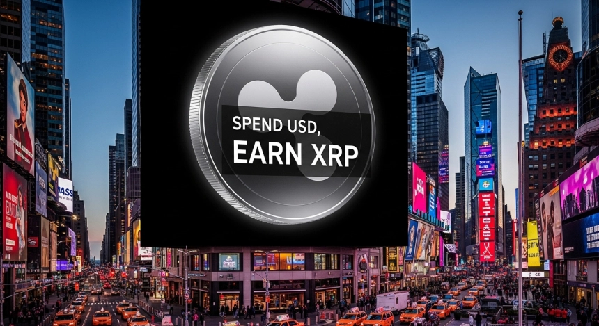 제미니, 뉴욕 타임스퀘어에 XRP 리워드 카드 광고…앱 다운로드 순위 급등