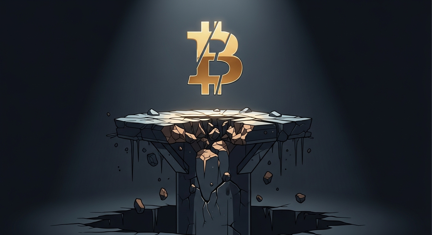 비트코인($BTC), 주요 지지선 붕괴…10만 달러 하락 경고음 커져