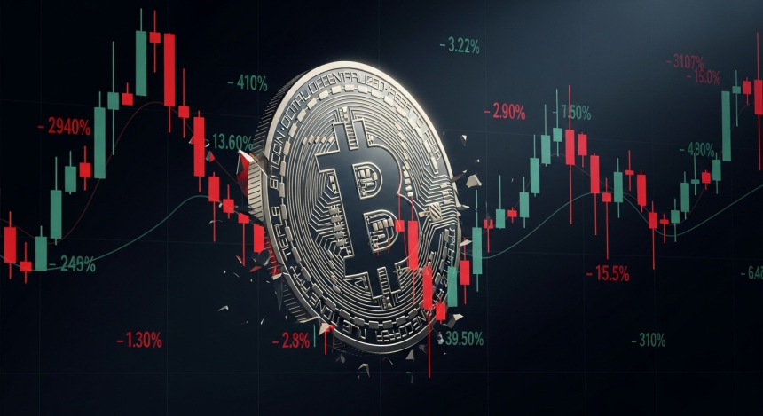 美 PCE 충격에 비트코인 급락…암호화폐 시총 하루새 236조 증발