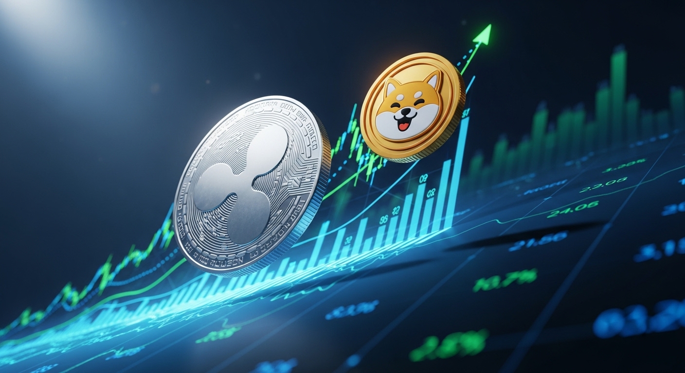 비트코인(BTC) 우위 흔들…XRP·시바이누(SHIB), 강세장 주도권 쟁탈