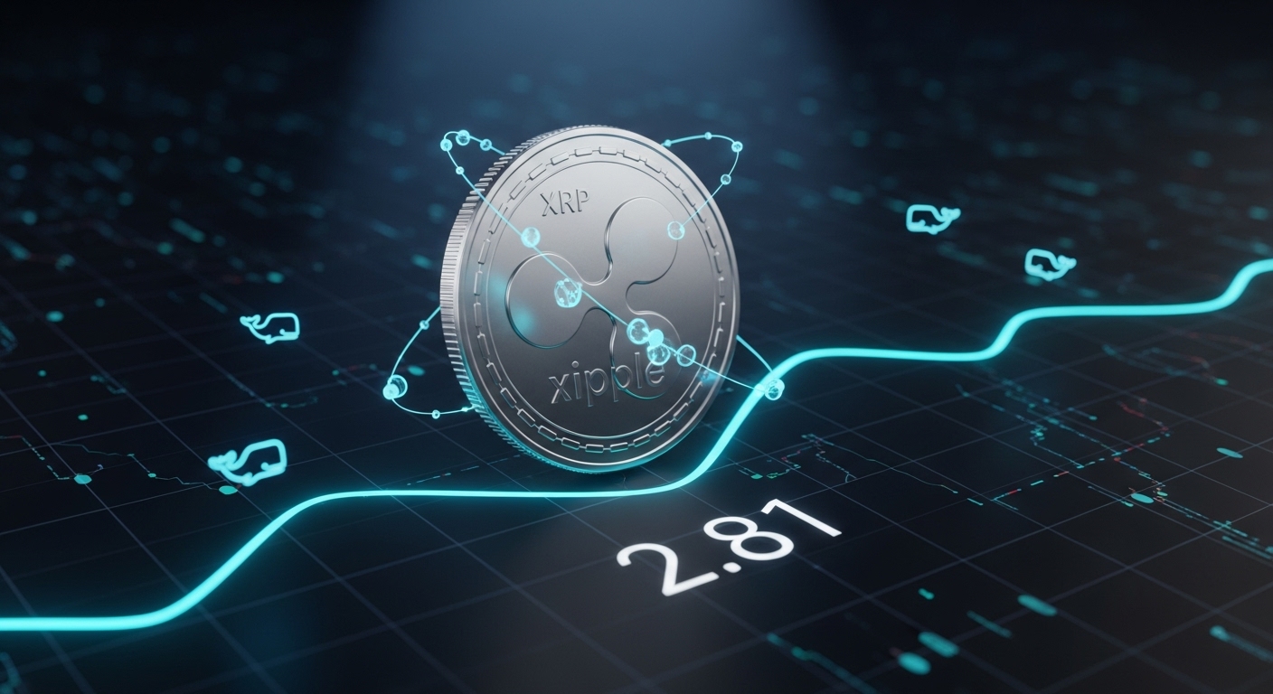 XRP, 고래 매집 집중된 2.81달러 방어…“3.90달러 사상 최고가도 가능”