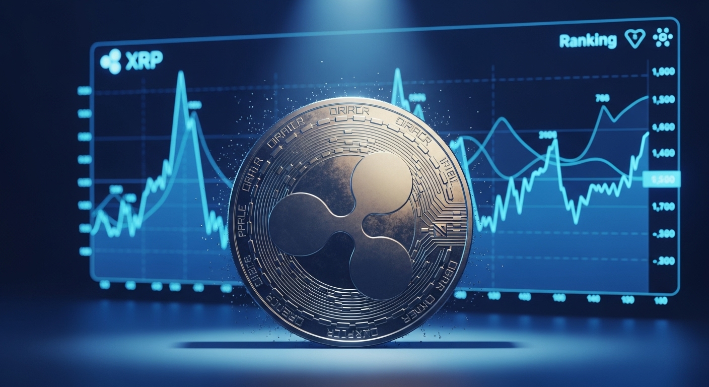 XRP, 크라켄 인기 코인 3위 등극…81억 달러 규모 파생상품 급증