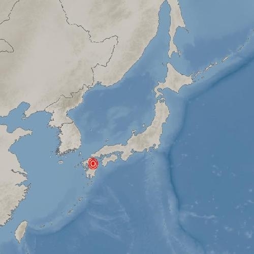 일본 오이타 해역서 규모 4.8 지진… 한반도 영향은 없어