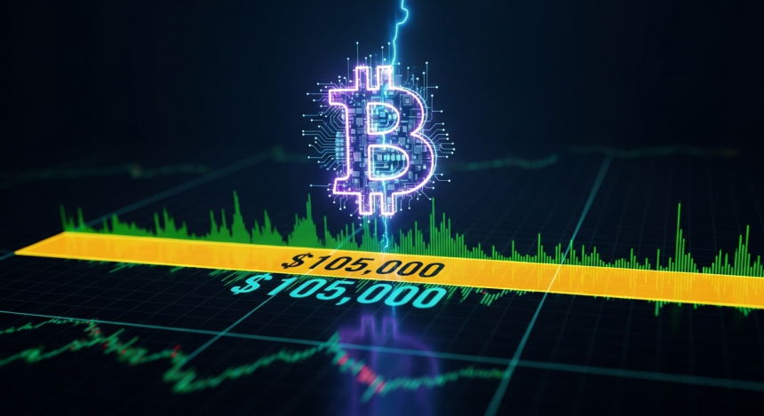  비트코인, 10만 5,000달러 지지선 주목…단기 청산 위험 경고